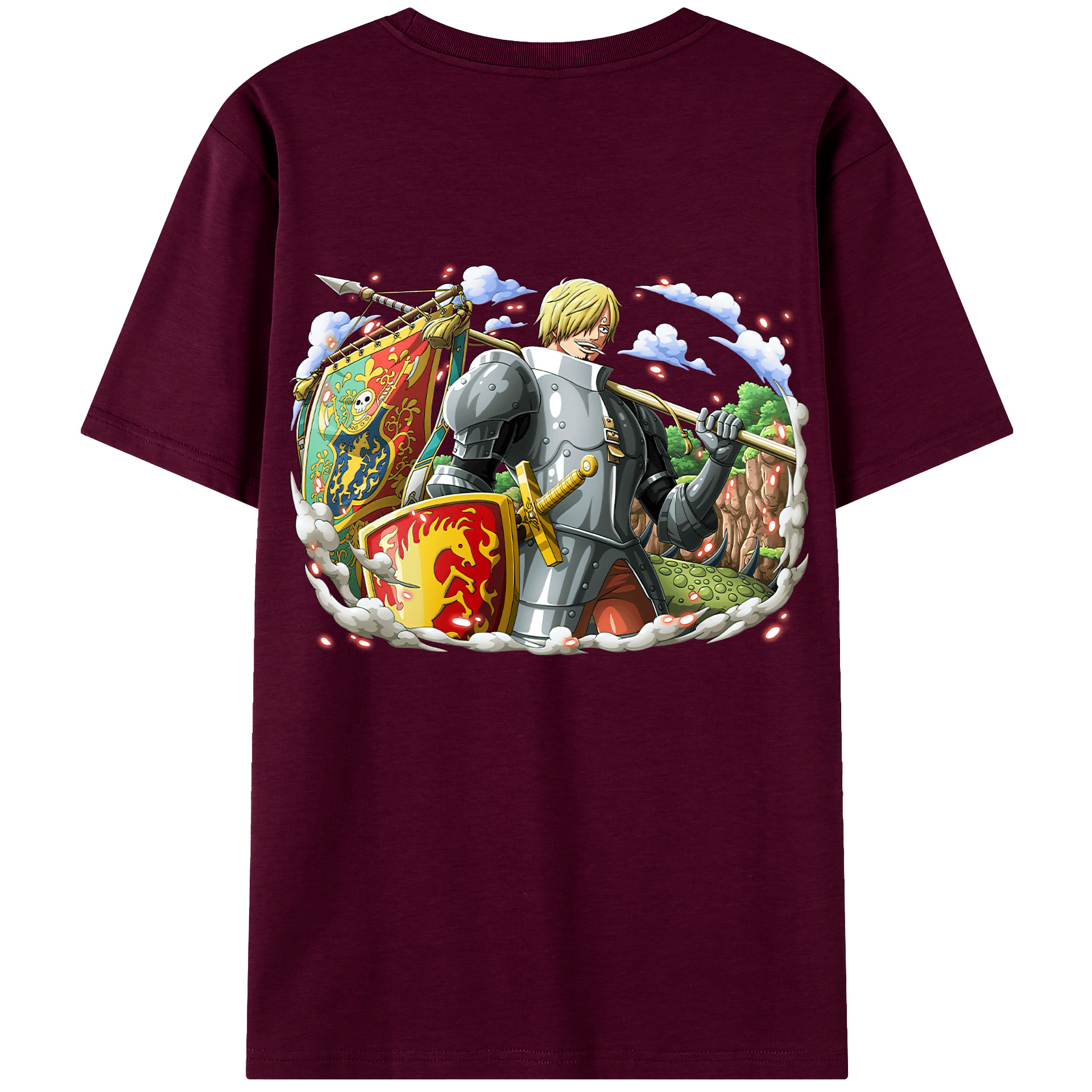 （画像用） ワンピース サンジ ONE PIECE Sanji レディース半袖Tシャツ(バックプリント)
